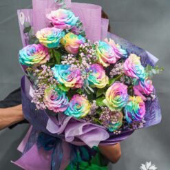 BÓ HOA HỒNG RAINBOW MFBO21