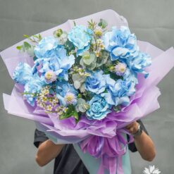 BÓ HOA HỒNG XANH DƯƠNG  MFBO22