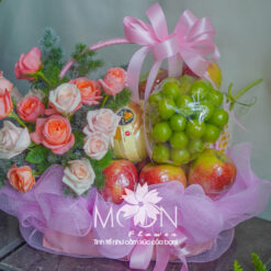 Hoa tươi giỏ trái cây