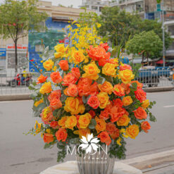 BÌNH HOA TƯƠI MIX MFVA268