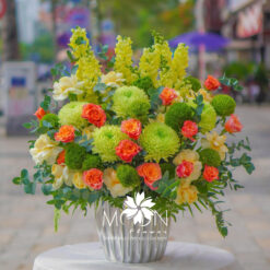 BÌNH HOA TƯƠI MIX MFVA263