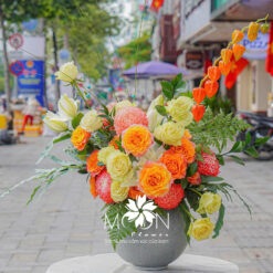 BÌNH HOA TƯƠI MIX MFVA281