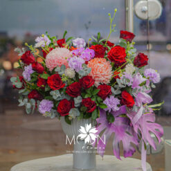BÌNH HOA TƯƠI MIX MFVA276