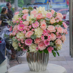 BÌNH HOA TƯƠI MIX MFVA343